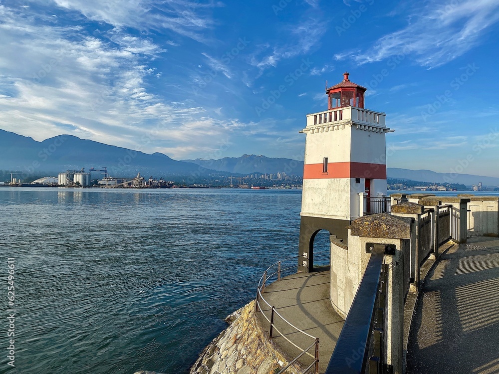 lighthouse on the pier in Vancouver