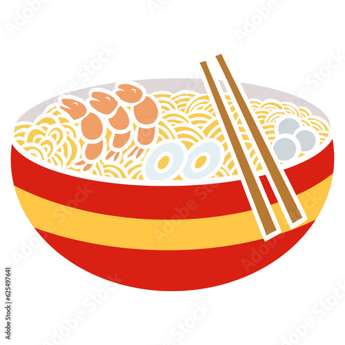 ramen bowl illustration