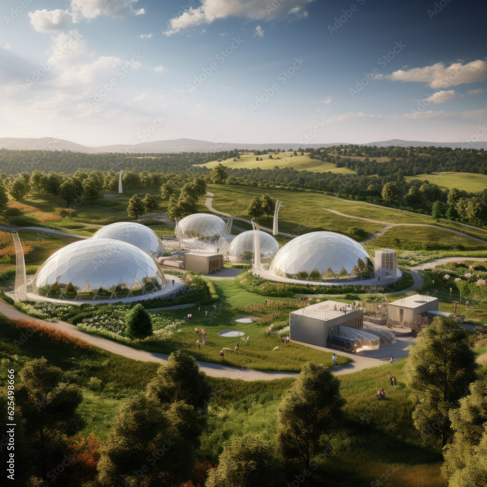 Biogas facility, where organic waste is transformed into renewable ...