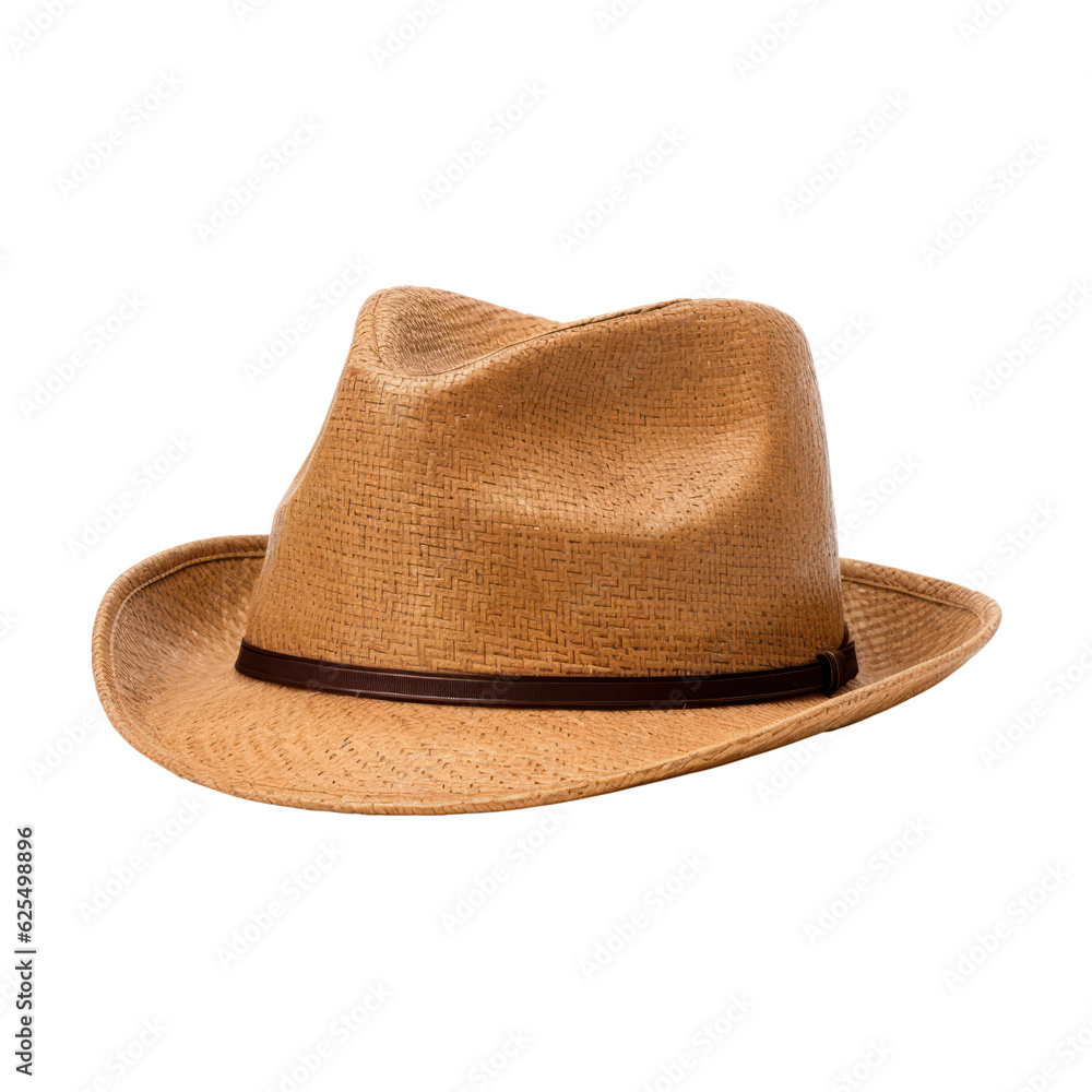 brown hat isolated on transparent background cutout brown hat isolated on transparent background cutout