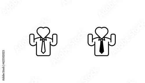 Job Staisfaction icon design with white background stock illustration