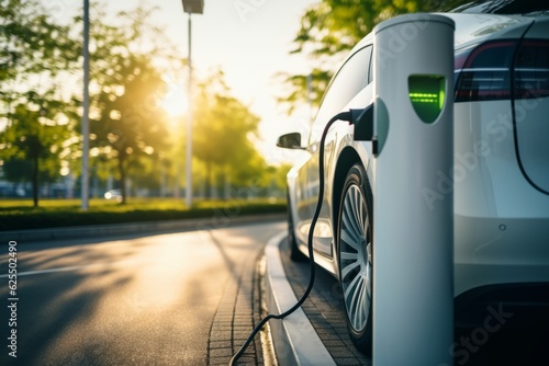 Electric Vehicle Charging Station, Generative AI