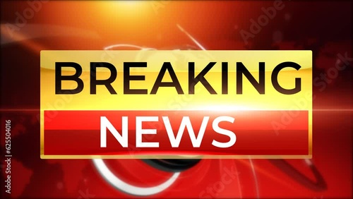 Breaking News Bumper big 3D rendering background is perfect for any type of news or information presentation. The background features a stylish and clean layou