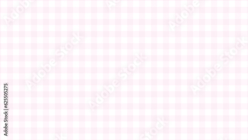 Light pink and white plaid fabric texture as a background	