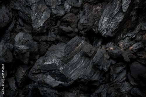 Coal background. Generate Ai