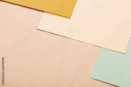 multi-colored paper background from several sheets of cardboard © Maya Kruchancova