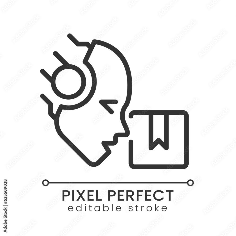AI delivers pixel perfect linear icon. Autonomous robot. Ecommerce shipping. Supply automation. Food delivery. Thin line illustration. Contour symbol. Vector outline drawing. Editable stroke AI delivers pixel perfect linear icon. Autonomous robot. Ecommerce shipping. Supply automation. Food delivery. Thin line illustration. Contour symbol. Vector outline drawing. Editable stroke