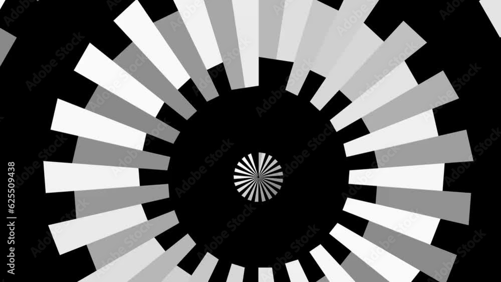 Abstract background with black and white shapes. Seamless loop video.Monochrome pattern. Abstract background with black and white shapes. Seamless loop video.Monochrome pattern.