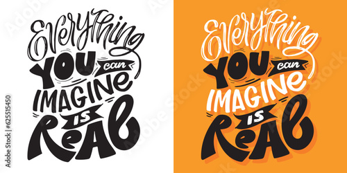 Funny hand drawn lettering quote. Cool phrase for print and poster design. Inspirational slogan. Greeting card template. T-shirt design, mug print, tee design. Vector