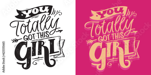 Funny hand drawn lettering quote. Cool phrase for print and poster design. Inspirational  slogan. Greeting card template. T-shirt design, mug print, tee design. Vector