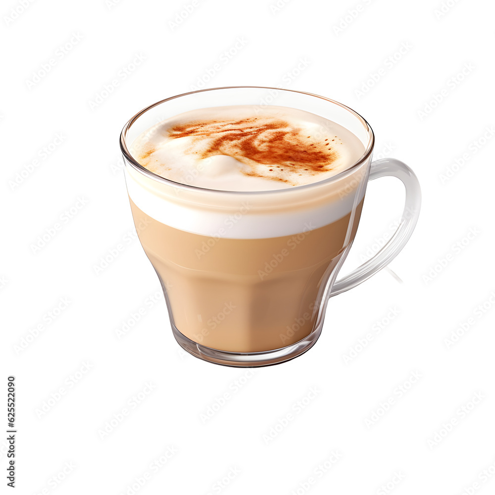 Cup of hot chocolate isolated on white background. Cup of hot chocolate isolated on white background.