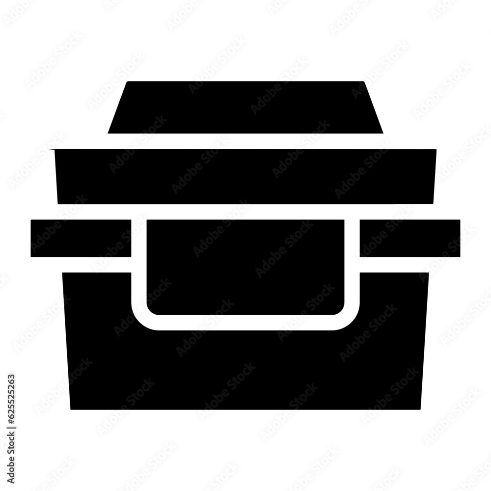 food container glyph food container glyph