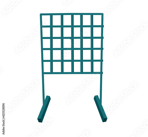 Empty Gridwall Panels Concept Vector color Icon Design, Retail Shop Equipment Symbol, Supermarket fixtures Sign, Grocery Store Supplies Stock illustration
