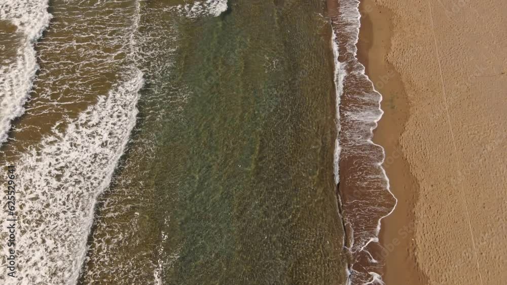 Tropical sandy Iztuzu Turtle beach and calm blue sea,Turkey. Natural seamlessly loopable clip of the tropical empty beach with infinite rolling waves. Tropical sandy Iztuzu Turtle beach and calm blue sea,Turkey. Natural seamlessly loopable clip of the tropical empty beach with infinite rolling waves.