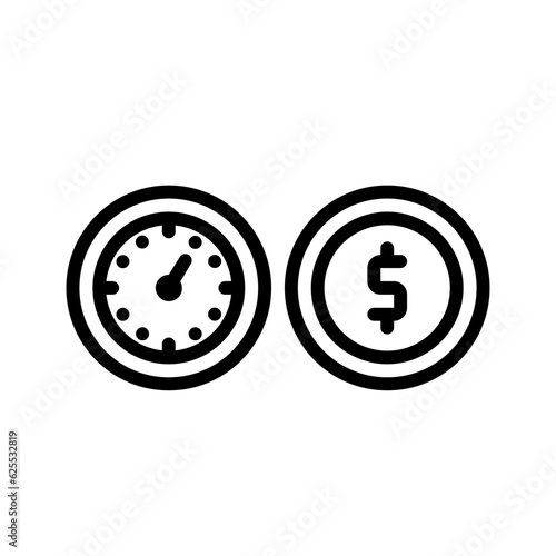 Black line icon for Viability