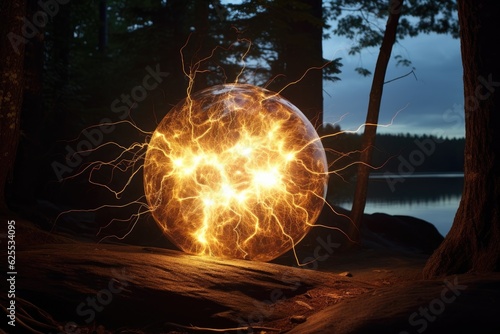 Mesmerizing phenomenon of a ball lightning.