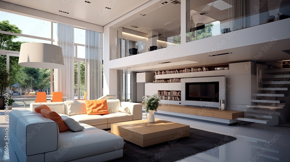modern interior open space design