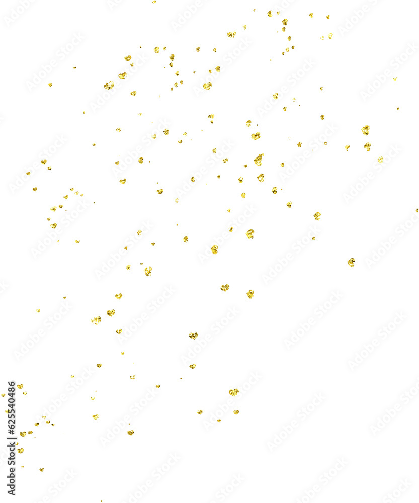 Gold heart glitter confetti Gold heart glitter confetti