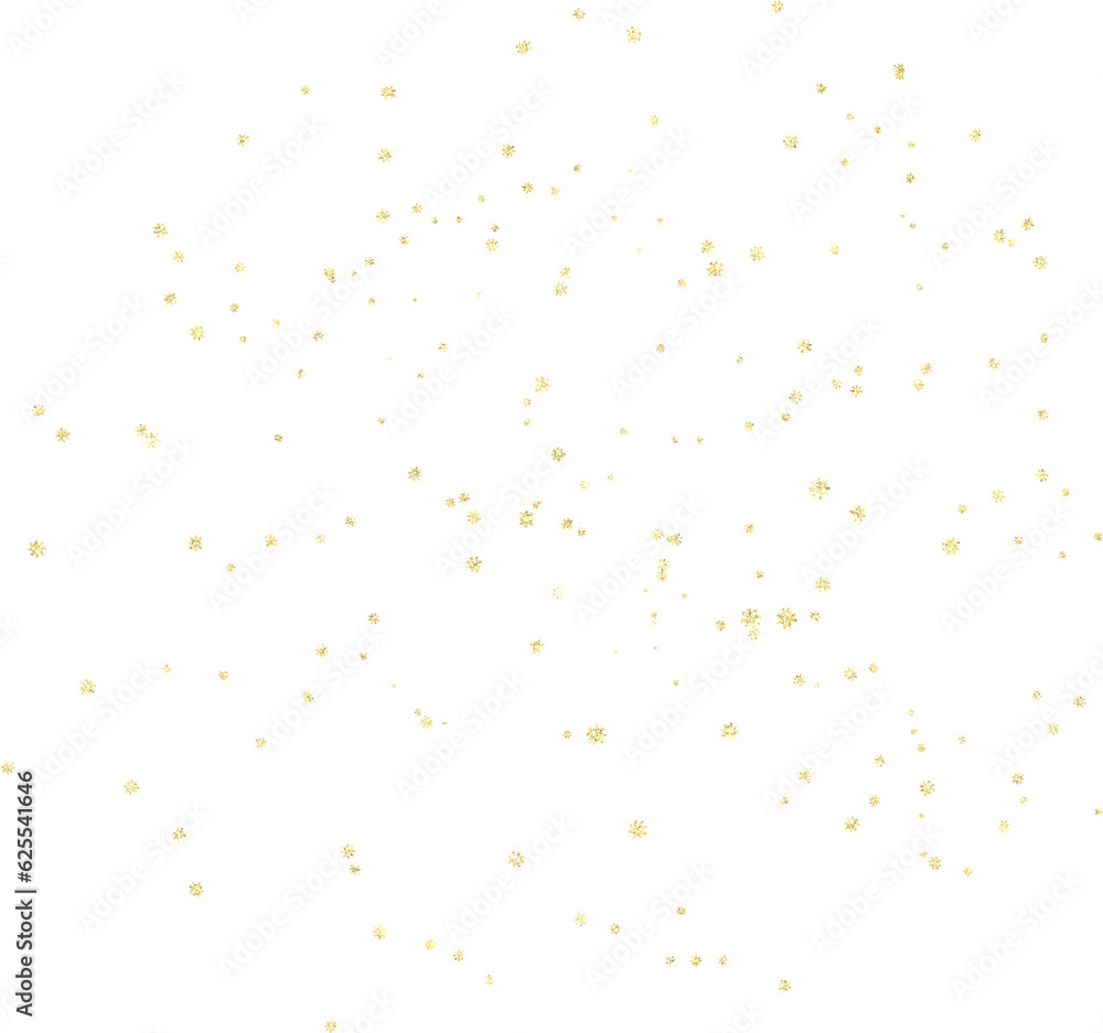 Gold glitter snowflake confetti Gold glitter snowflake confetti