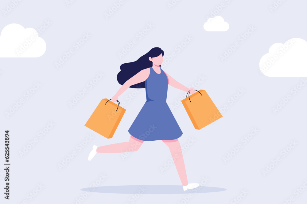 shopping, life style, woman holding shopping bags shopping, life style, woman holding shopping bags