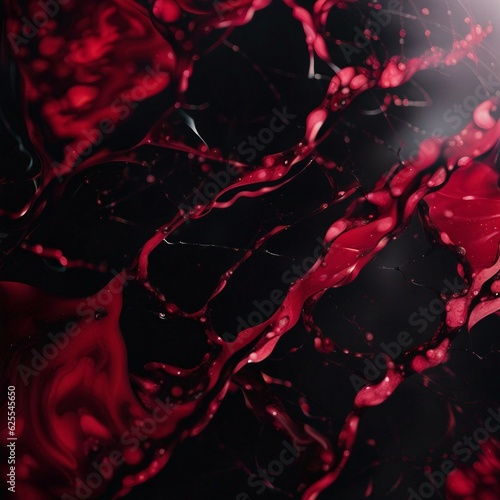 Black & Red marble textured wallpaper or background