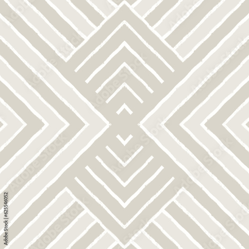 Geometric Minimalist Line Pattern. Nude Aesthetic Contemporary Seamless Vector Background.