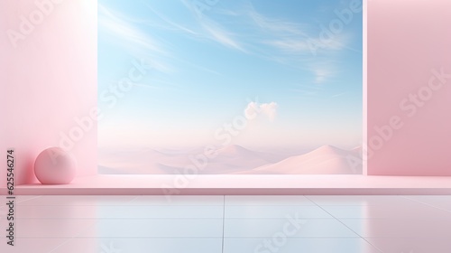 Clean presentation style background AI