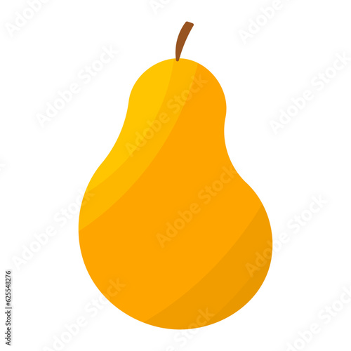 pear yellow fruit food fresh icon element