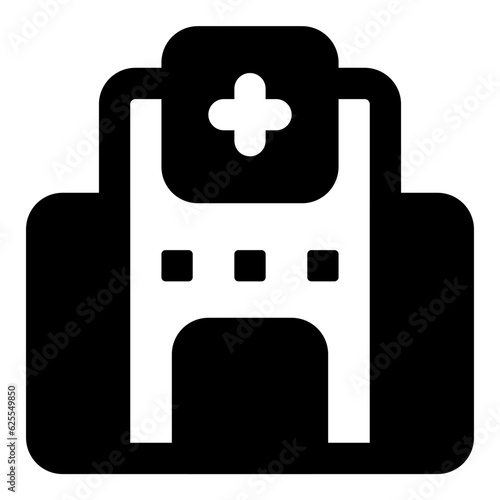 hospital icon vector illustration asset element