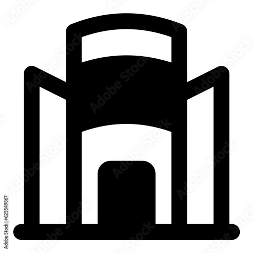 shopping mall icon vector illustration asset element