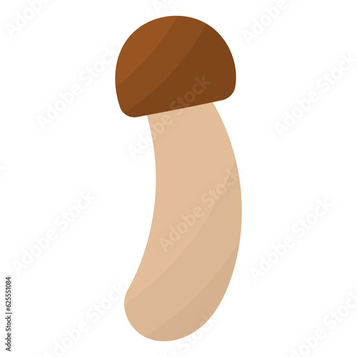 mushroom autumn forest pick color icon element