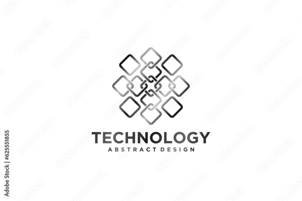 Abstract ornament silver logo design business company Abstract ornament silver logo design business company