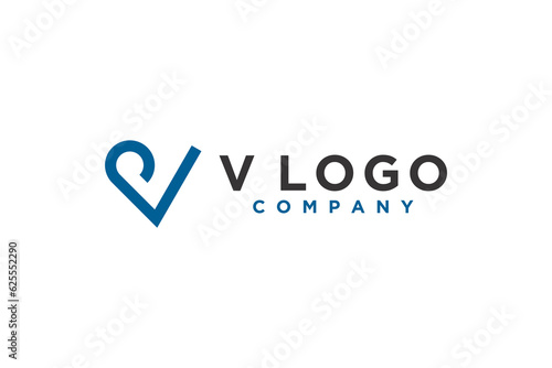 V P initial logo design typeface icon symbol font letter typography business company identity