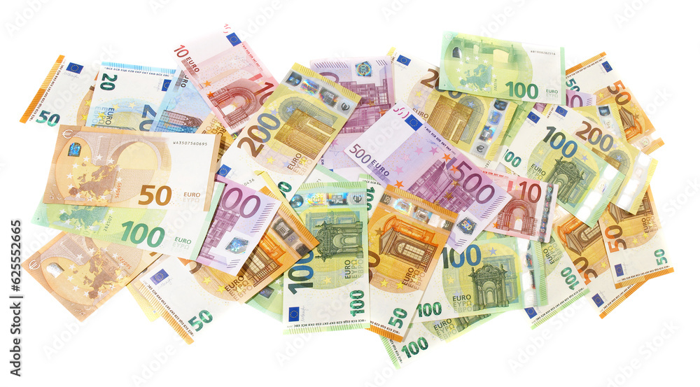 EURO Money Banknotes Pile - Transparent PNG Background EURO Money Banknotes Pile - Transparent PNG Background
