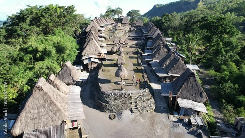 Bena Traditional Village, Flores island. indonesia, photo