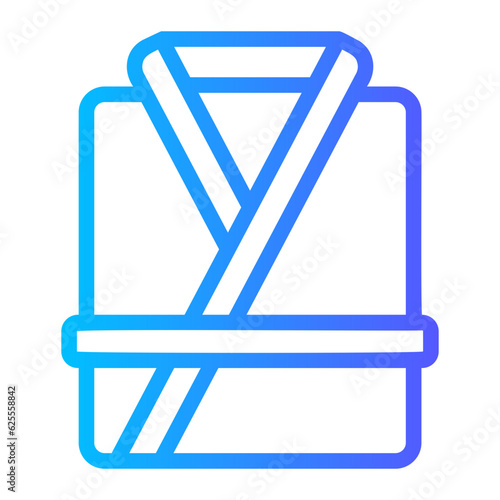 bathrobe gradient icon