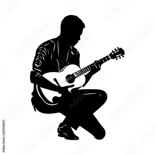 musician silhouette illustration