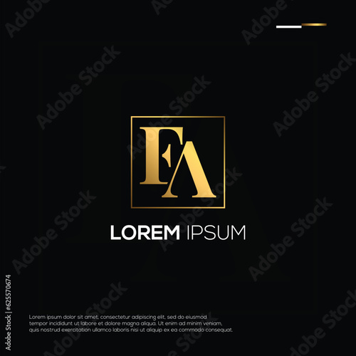 FA Luxury Logo Design