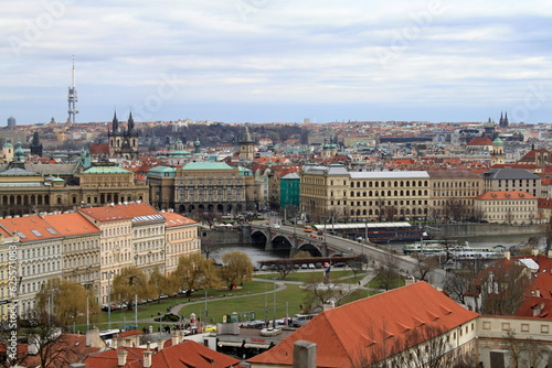 Prague, Czech Republic - 04.11.2013. View of the historical center of the city
