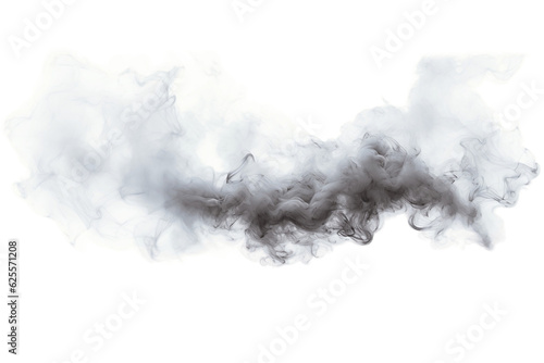 Exhaust Fumes Emitting Isolated on Transparent Background. Generative AI