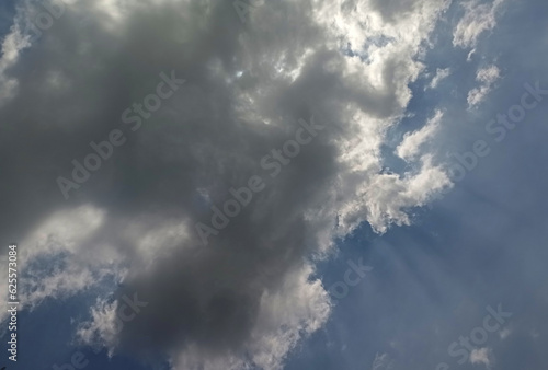Wallpaper Mural Blue sky clouds background.blue sky with white clouds,Beautiful cirrus cloud.blue wall marble wall light art texture violet paint,vintage paper texture. Blue grunge abstract, Torontodigital.ca
