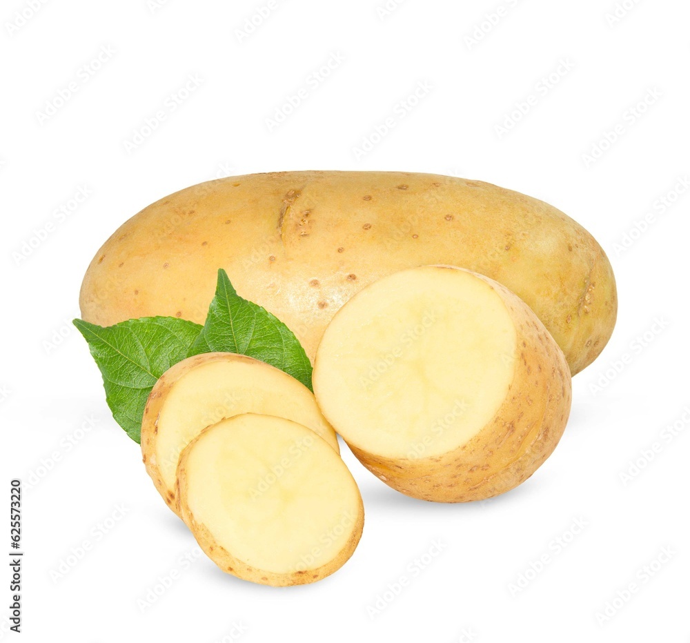 potato isolated on white background potato isolated on white background