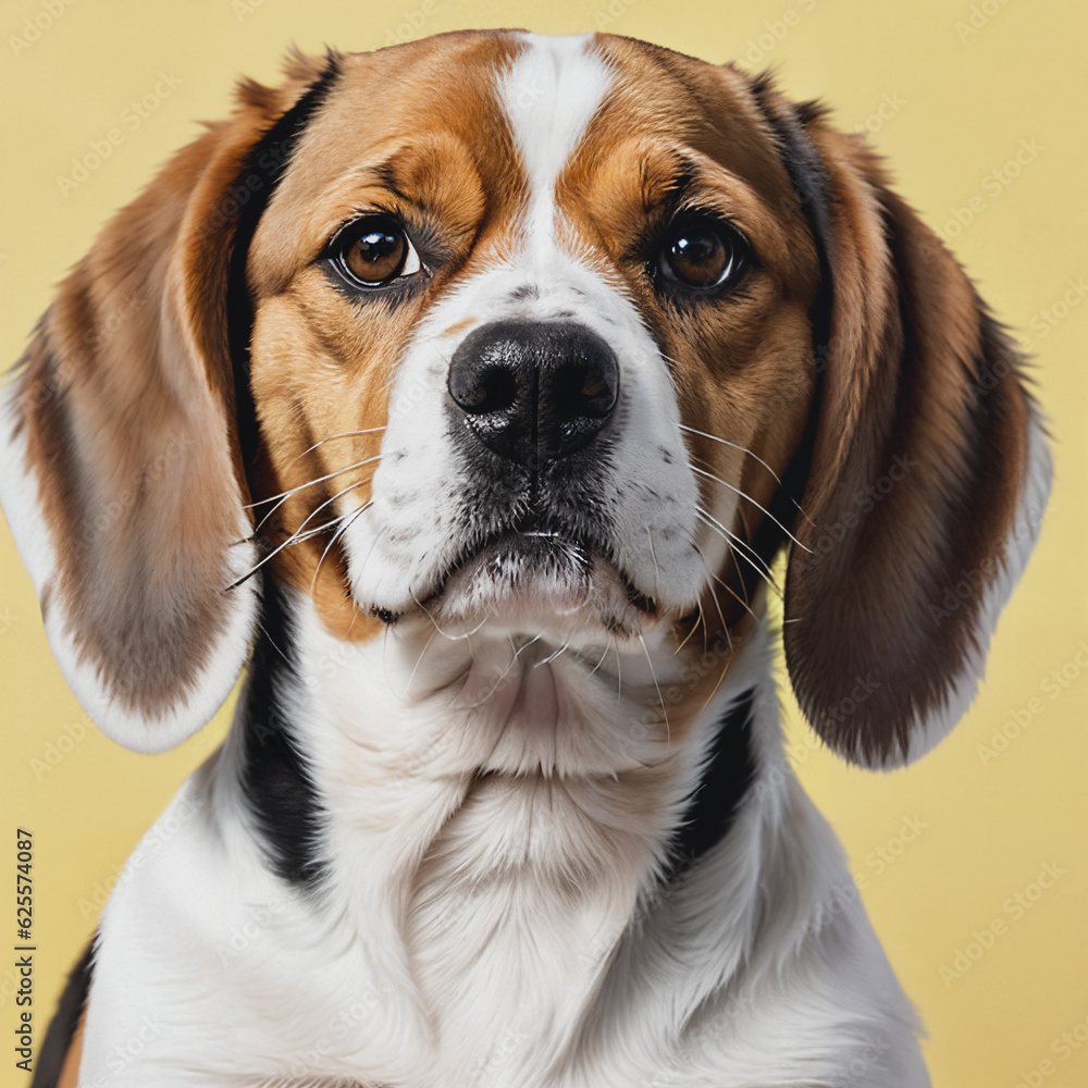 Beagle dog portrait