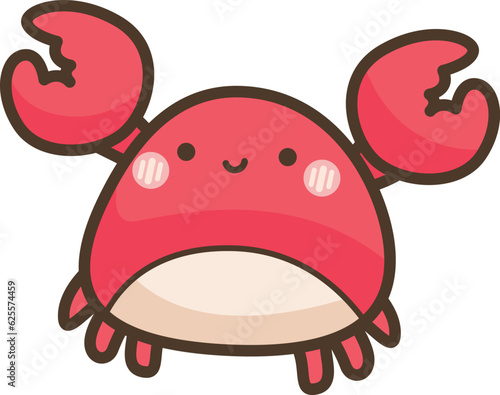 a vector of a crab