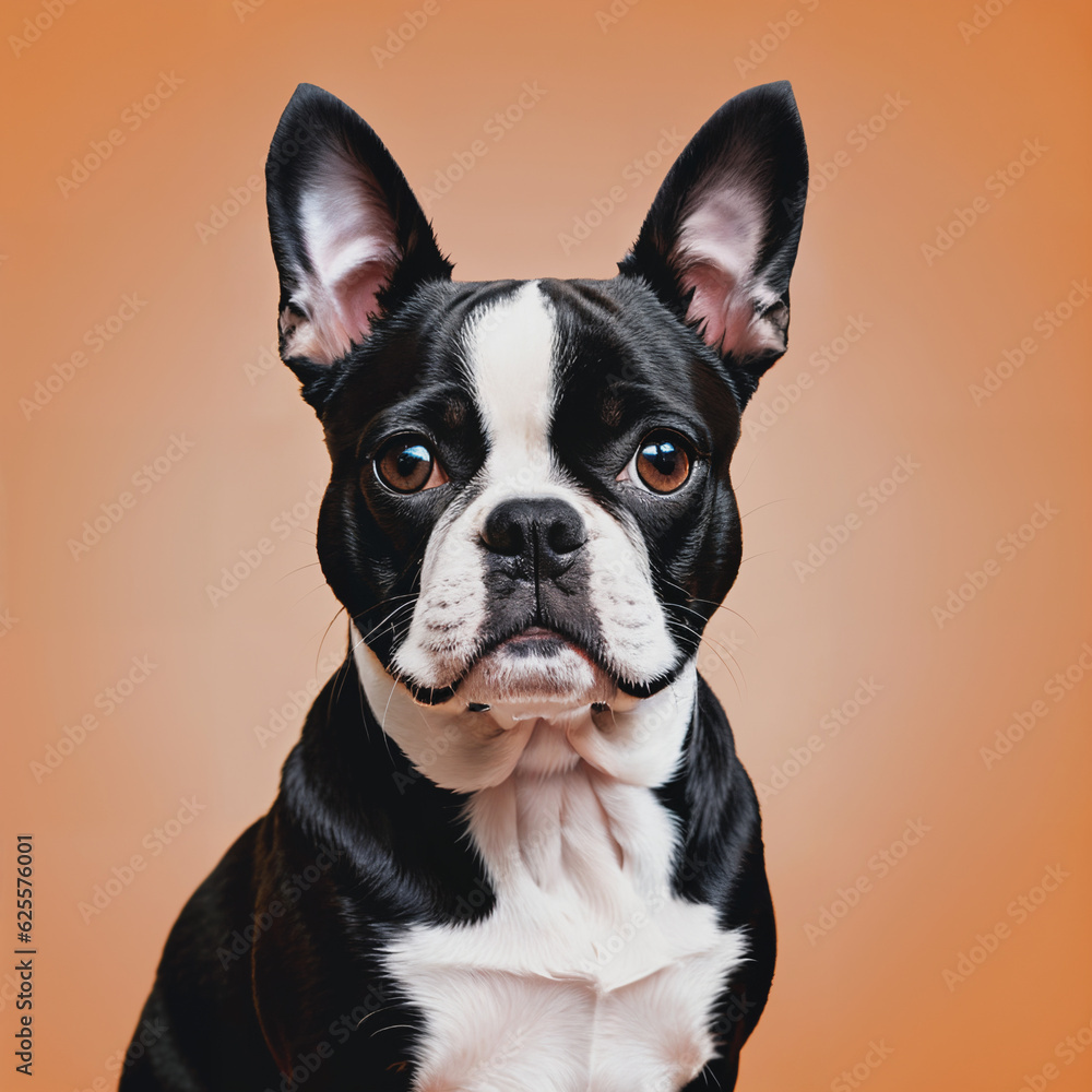 Boston terrier portrait Boston terrier portrait