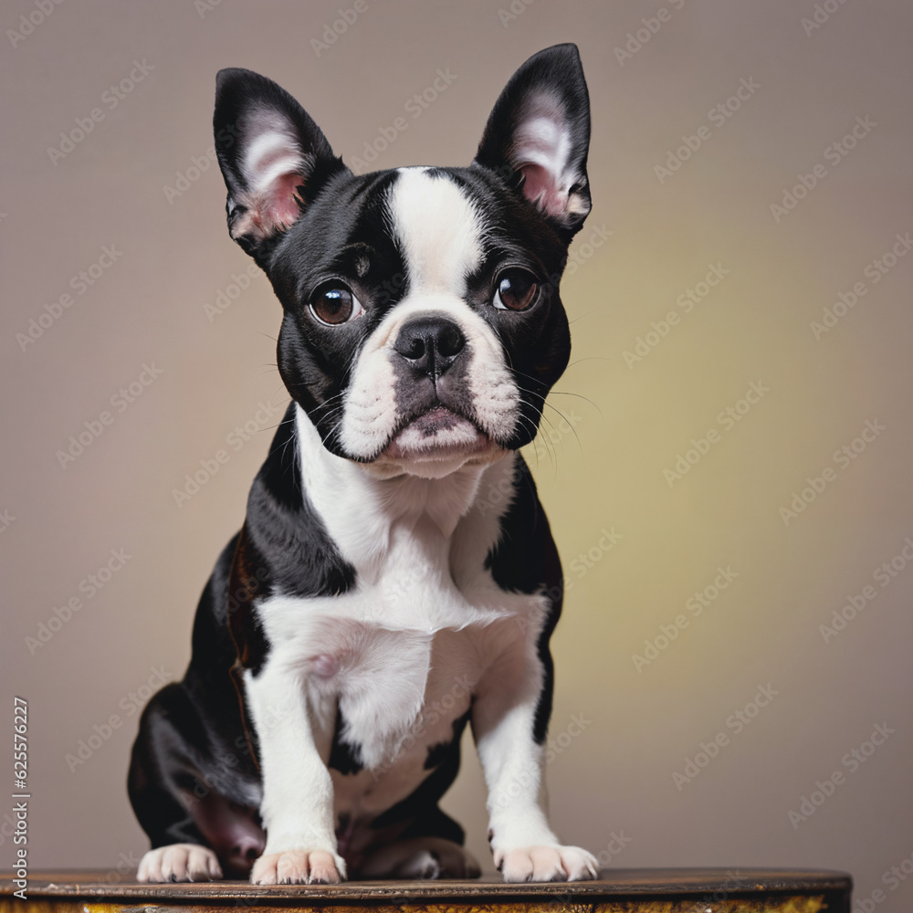 Boston terrier portrait Boston terrier portrait