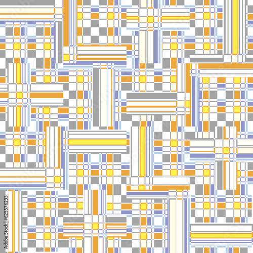 Abstract color seamless pattern for new background. Beautiful cover, packaging and surface texture geometric pattern design. spring summer colours pattern.
