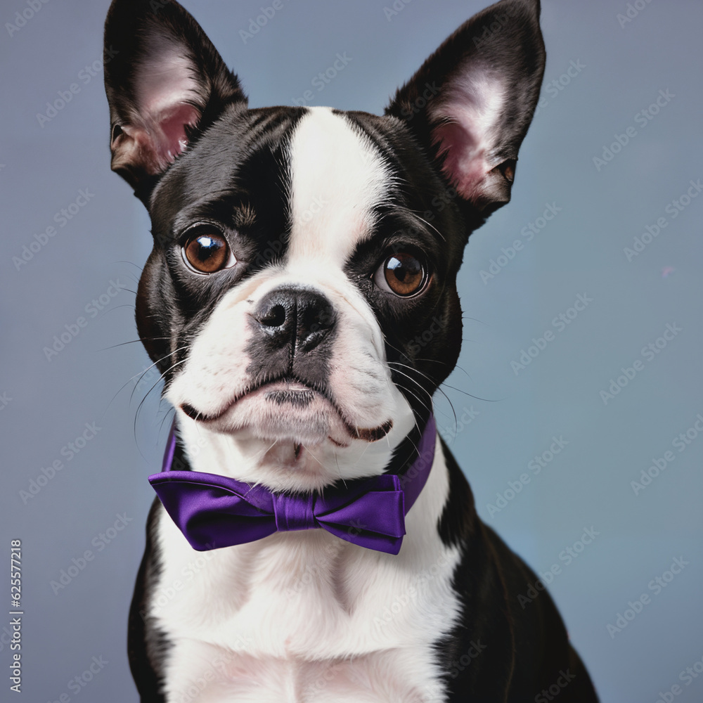 Boston terrier portrait Boston terrier portrait