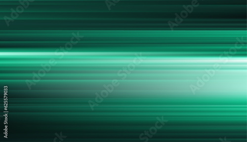 Abstract green defocused horizontal background with horizontal smooth blurred lines.