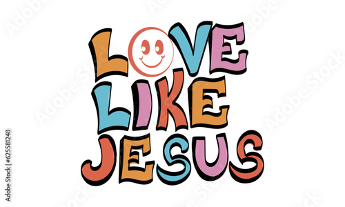 Christian typography design for Tattoo. The message of the Gospel of Jesus Christ. Bible lesson for kids or use as poster, card, flyer or T Shirt